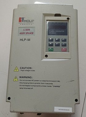 议价海利普5.5千瓦变频器1台，   HLPM05D543B拆机