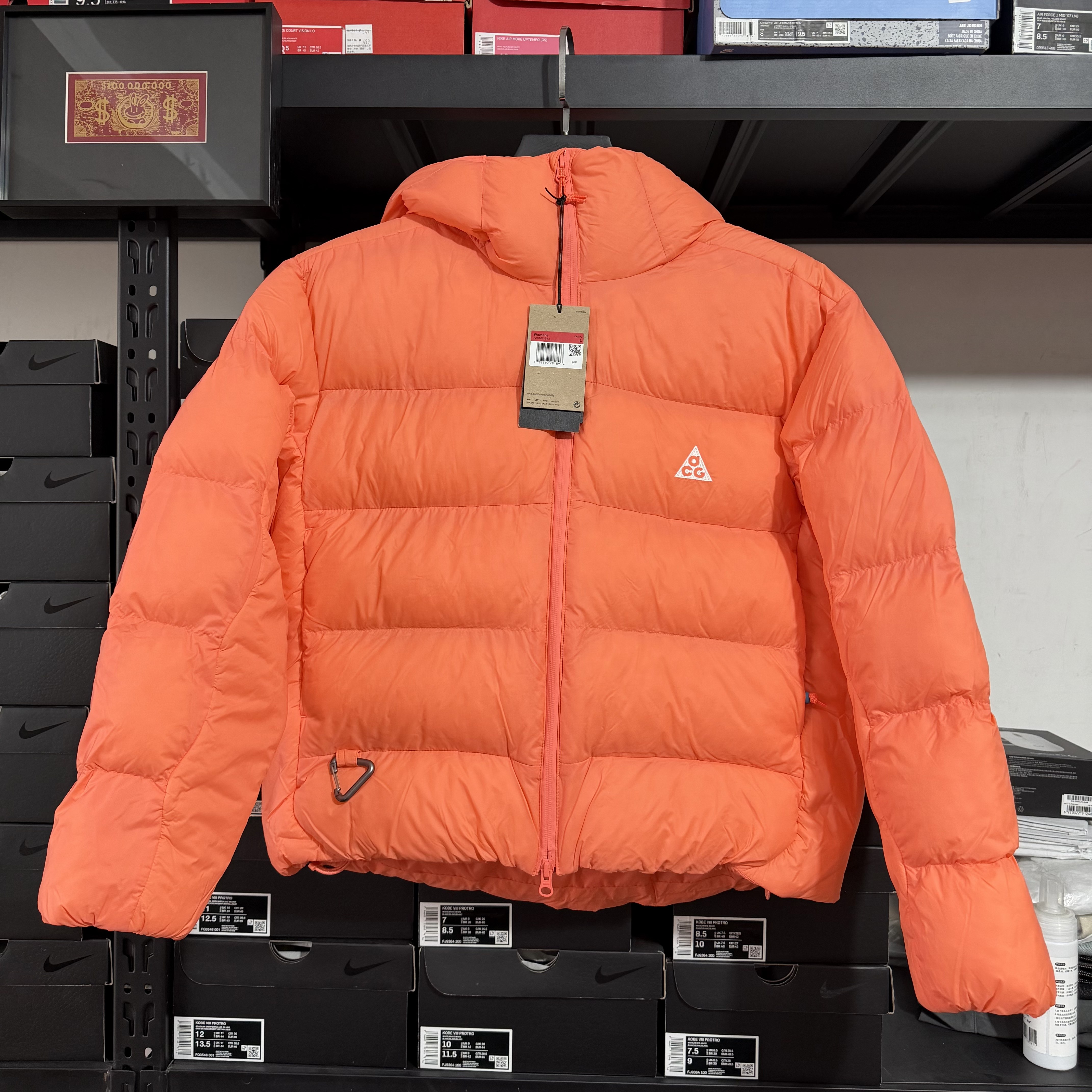 ACG户外机能拒水防风可收纳P棉服