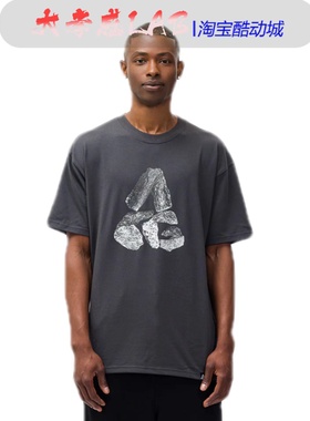 Nike ACG 岩石印花Logo烟灰色美式宽松基础男短袖T恤 DJ5805-060