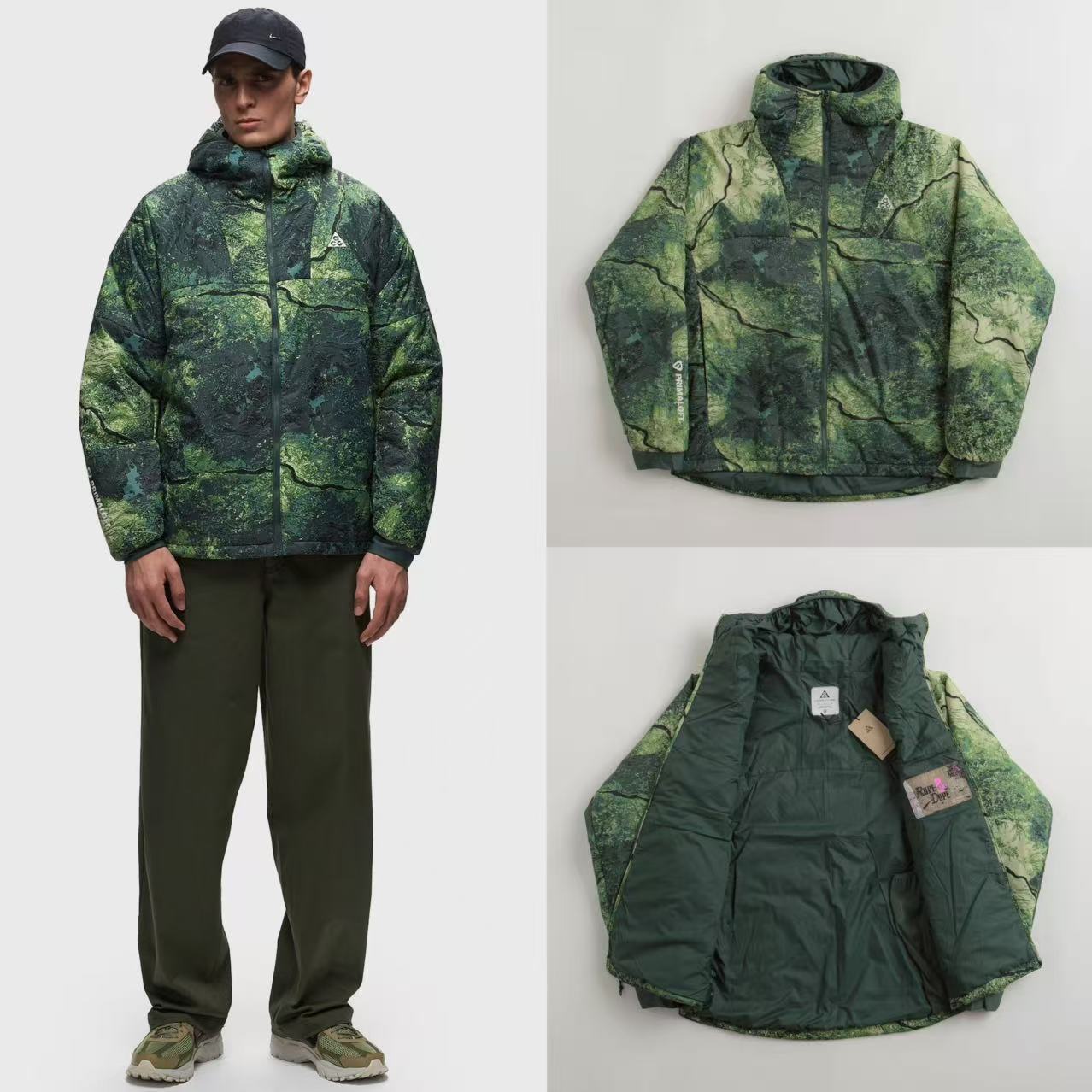 ACG可收纳拒水P棉保暖外套