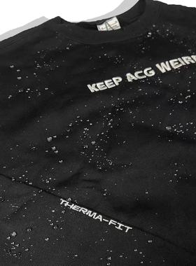 Nike ACG 户外机能刺绣字母拒水加绒保暖圆领卫衣长袖 FD9850-010