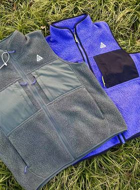 Nike ACG 户外机能摇粒绒多口袋运动休闲马甲中间层 FN2449-338