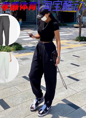 耐克 NikeLab 新款女子复古起绒束脚运动休闲长裤 DA2255 CZ5366