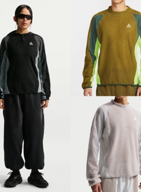 Nike ACG Polartec户外机能加绒保暖圆领运动休闲长袖 IH1446-010