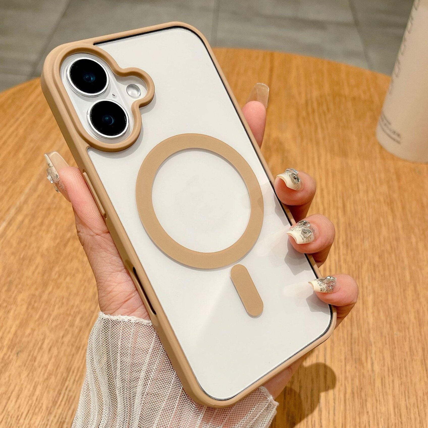 适用ip苹果iphone17手机壳16Promax外壳15Pro标准版基础版14简约中性13全包透明防摔i12软硅胶紫色两个摄像头