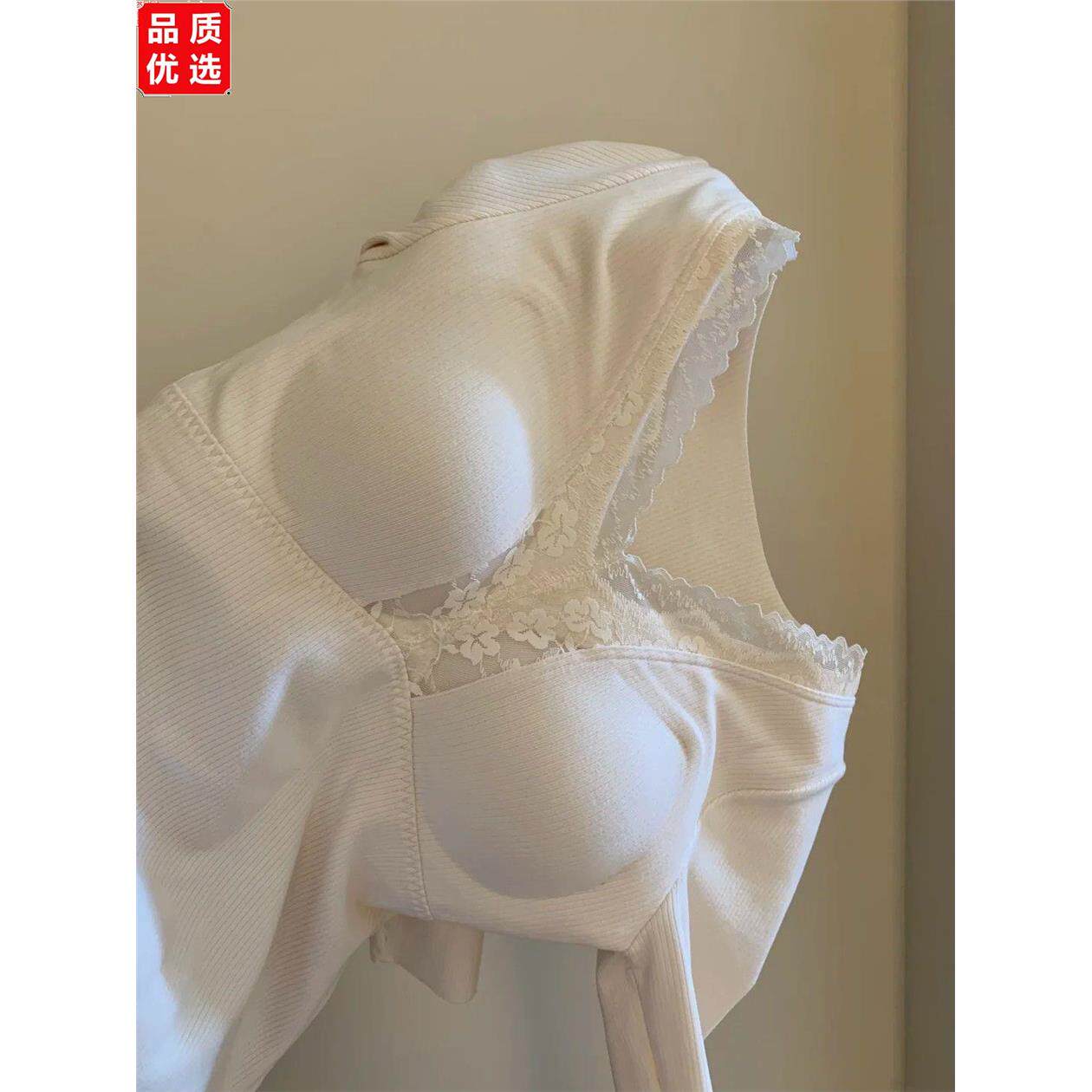 保暖内衣女款带胸垫一体