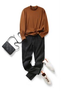 恶魔眼！意式高端莫代尔羽毛蛋白纤维长绒棉秋冬情侣长袖男打底衫