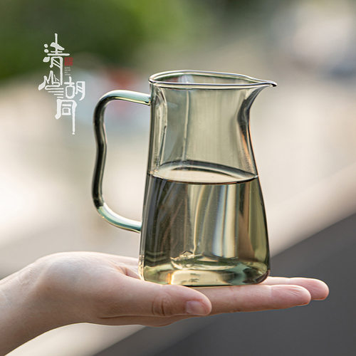 加厚玻璃分茶器功夫茶具公道杯高硼硅茶室耐热家用简约茶海均杯子