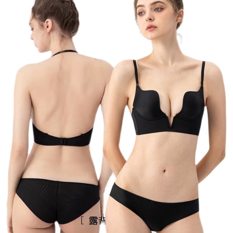 文胸套装软钢圈聚拢无痕上薄下厚