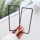 适用三星前壳边框zfold3上壳手机壳硬保护套zfold4小米mixfold商务保护套fold5硬黑色mixfold4简约硬