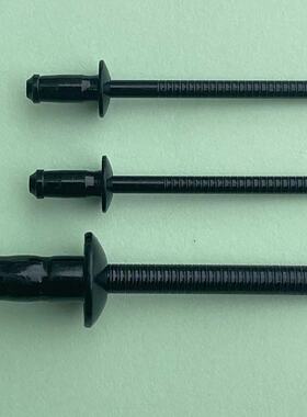 (开票)工厂现货精合牌304全不锈钢单鼓铆钉全黑色高强度单股铆钉