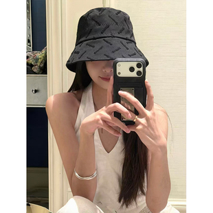 很有质感！版型超棒渔夫帽子女大头条纹大帽檐遮阳防晒显脸小盆帽