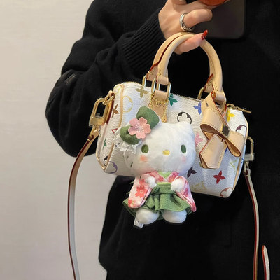 包包女式2025新款白三彩nano枕头