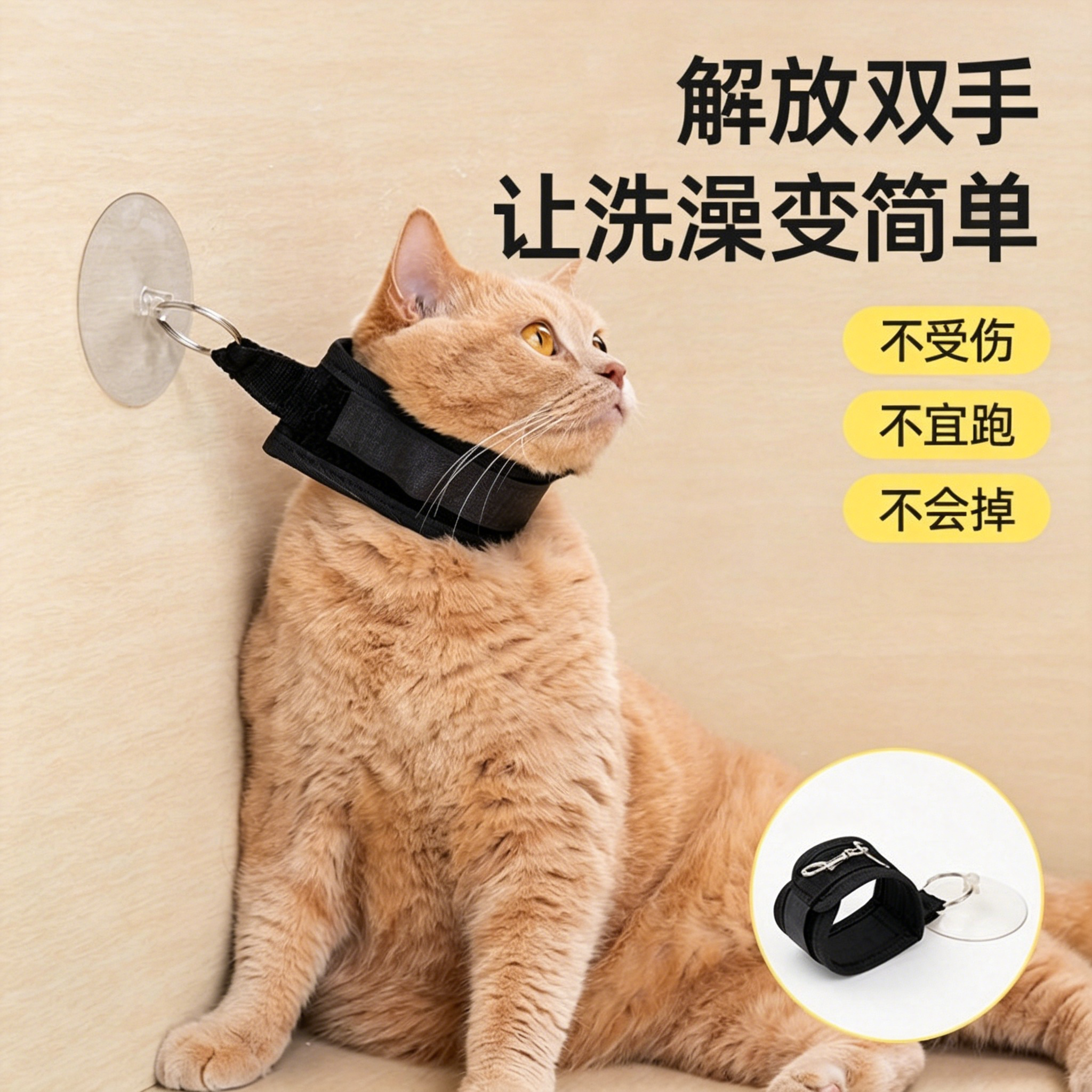 狗狗猫咪洗澡固定器宠物洗澡神器防抓防乱动猫狗洗澡清洁宠物用品