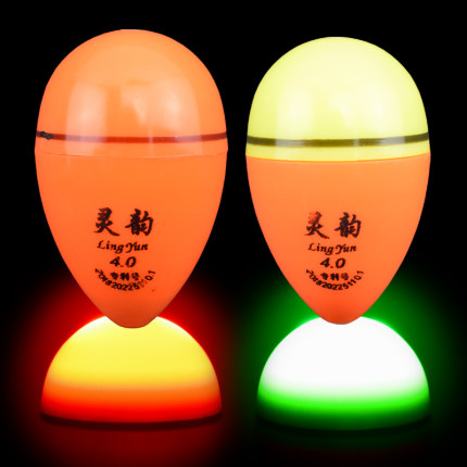 灵韵超亮远投电子浮漂防撞日夜两用夜光阿波漂矶钓漂自立型小浮漂