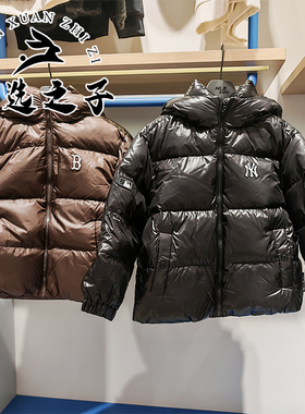 MLB儿童25秋冬款男女童户外街头防水休闲短款鸭绒羽绒服7ADJB0556
