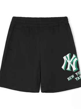 MLB儿童国内专柜24新款男女童波普字母印花休闲运动短裤7ASPMT143