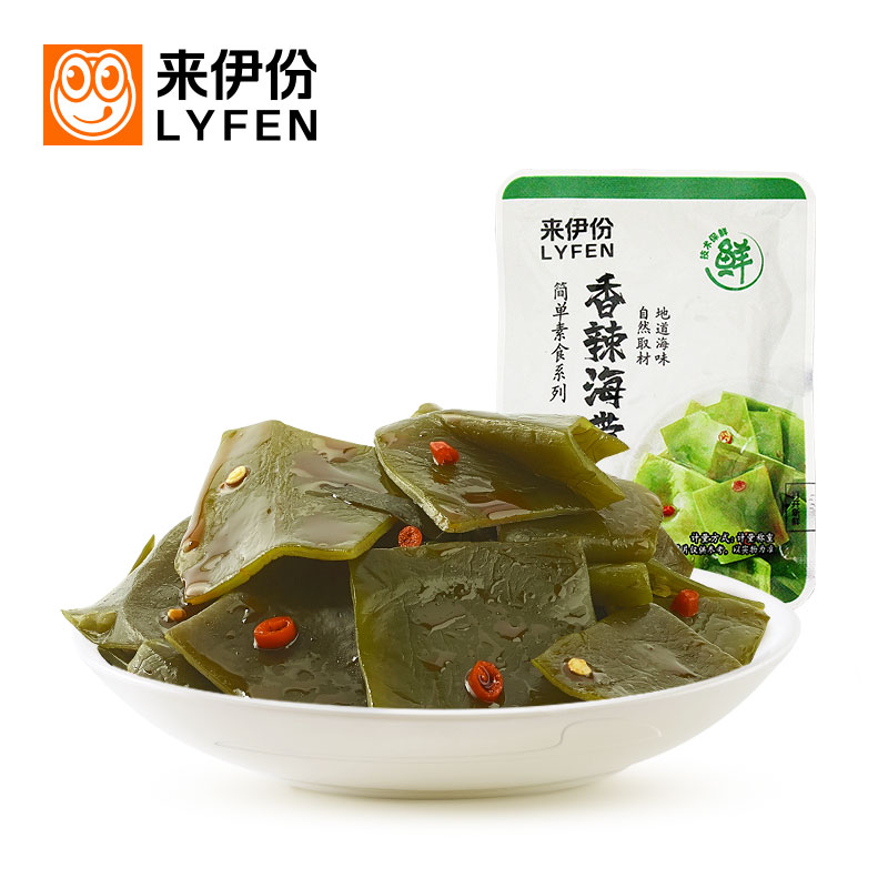 来伊份即食海味香辣海带丝包1包