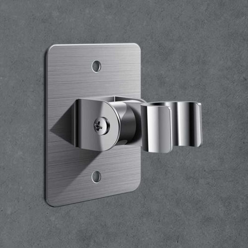 304不锈钢花洒墙座架实心夹座配件手持淋浴莲蓬头底座喷头固定座