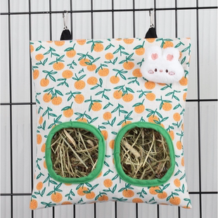 兔子草袋兔兔草架干草袋大容量防浪费内外可挂荷兰猪草袋小宠用品