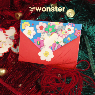 「两脚怪｜马年新年信封套装 」原创可爱浪漫信笺信纸情侣生日