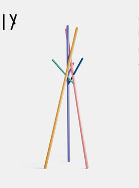 实木衣帽架落地挂衣架办公室房间床头家用立式挂衣服架子卧室客厅