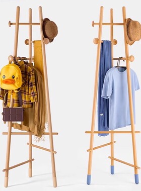 蘑菇衣帽架落地卧室挂衣架子多功能简约现代轻奢北欧房间可移动架
