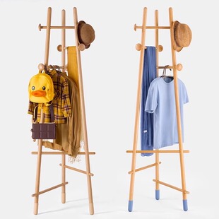蘑菇衣帽架落地卧室挂衣架子多功能简约现代轻奢北欧房间可移动架