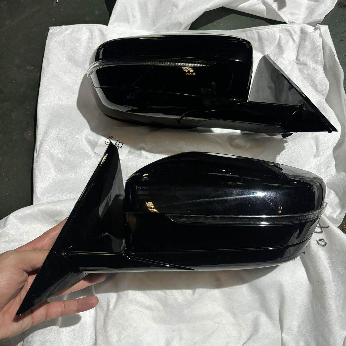 21-26G26宝马4系425i 430 原厂后视镜配件反光镜片下壳底座