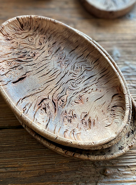 不凡木逸风化木盘茶盘果盘中式糕点盘诧寂风围炉托盘文盘摄影道具