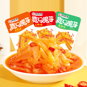 俏巴蜀魔芋爽酸辣爽口魔芋丝吃香辣休闲网红零食毛肚素肉解饿小吃