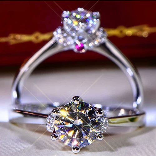 Платиновое импортное рубиновое обручальное кольцо на день Святого Валентина, платина 950 пробы, подарок на день рождения