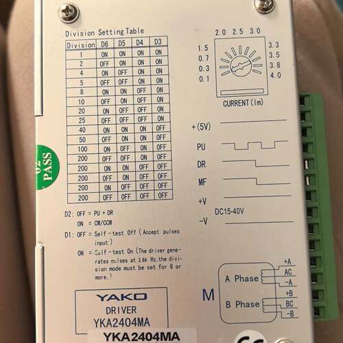 可维修研控YAKO步进驱动器 YKA2404MA议价