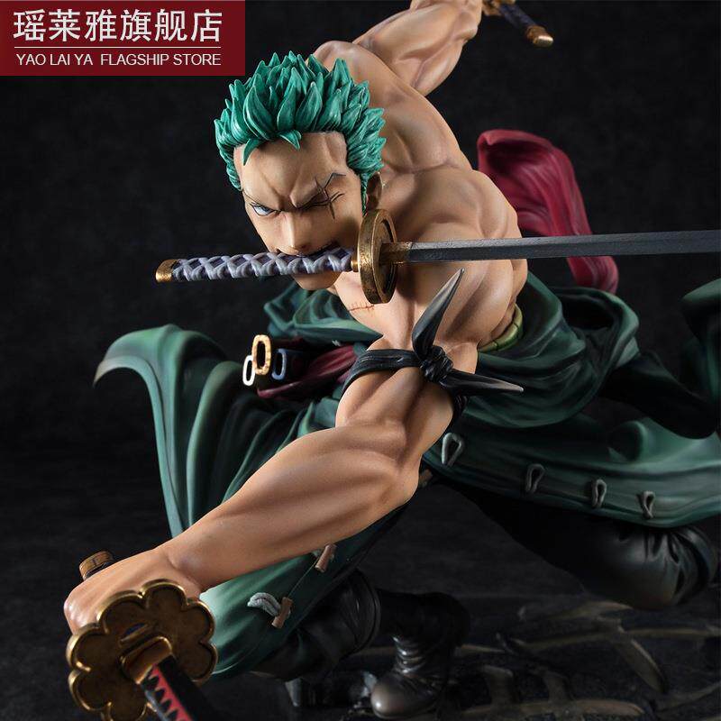 海贼王索隆手办三千世界三刀流动漫模型男生摆件情人节生日礼物女