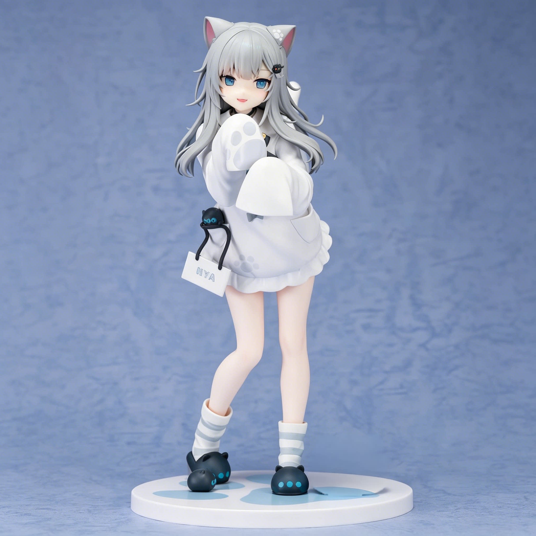 新品甘城猫猫站姿手办猫娘睡姿美少女动漫二次元模型摆件礼物