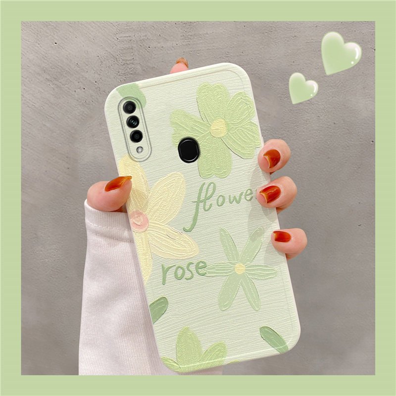 OPPO A8手机壳A8闺蜜小花油画可爱创意全包潮牌款仙女清新OPPOA8