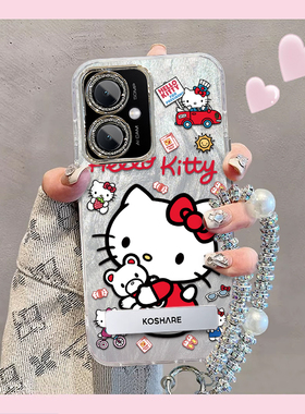 羽纱kt猫红米13R手机壳2311FRAFDC情侣全包防摔软男女可爱套外壳
