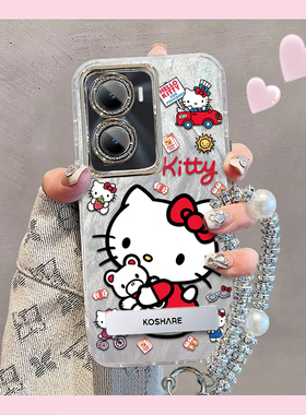羽纱kt猫iQOOZ7i手机壳V2230EA情侣全包防摔软高级男女可爱套外壳