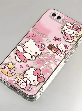 卡通kt猫OPPOR11Plus壳透明r11plusk/r11pluskt全包防摔可爱