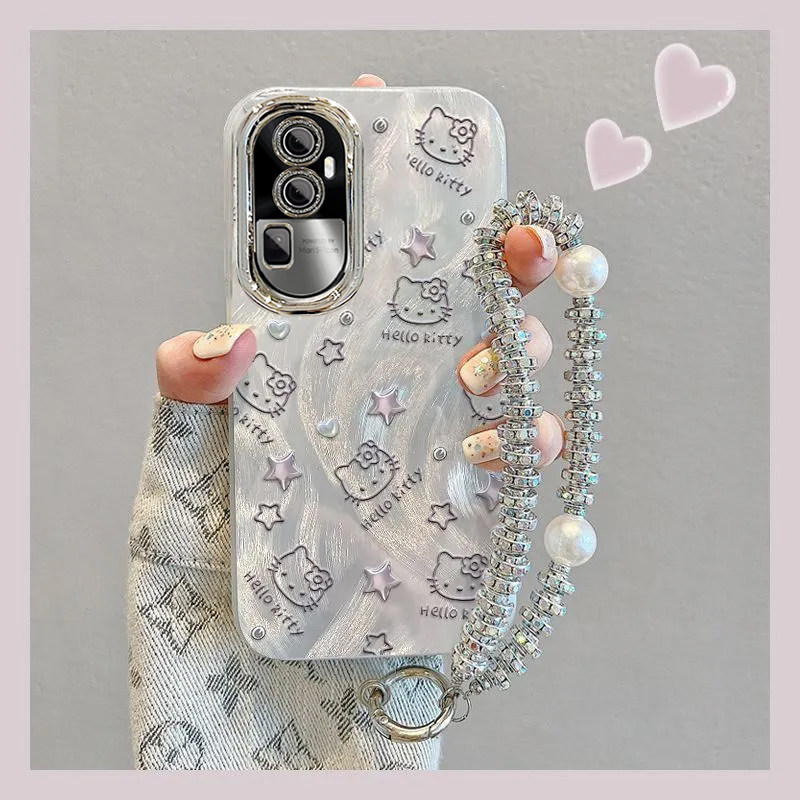 羽纱kt猫OPPOReno10Pro+手机壳PHU110情侣全包防摔男女可爱套外壳