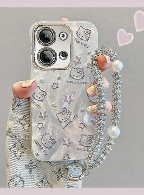 羽纱kt猫OPPOReno9Pro+手机壳PGW110情侣全包防摔男女可爱套外壳