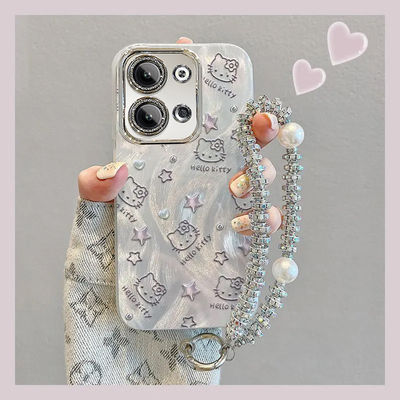 羽纱kt猫OPPOReno9Pro+手机壳PGW110情侣全包防摔男女可爱套外壳