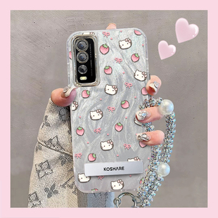 羽纱kt猫vivoY30G手机壳V2066BA情侣全包防摔高级男女可爱套外壳
