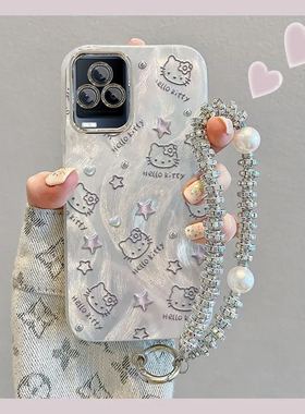 羽纱kt猫iQOO7手机壳V2049A情侣全包防摔硅胶高级男女可爱套外壳