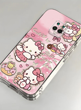 卡通kt猫红米10XPro壳透明M2004J7BC全包防摔男女可爱套外壳