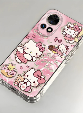 卡通kt猫华为nova12Ultra壳透明ADA-AL00U全包防摔可爱套外壳