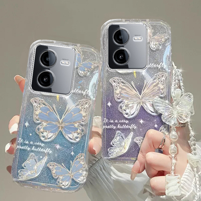 vivo Y78T手机壳Y75透明Y78软Y7S套Y77全包T防摔Y79潮Y66高级Y70S感Y71蝴蝶Y67款Y72男S女vivoY78T新Y73薄Y76