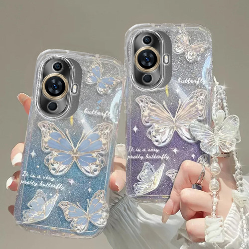 华为nova11手机壳nova11pro透明nova11se软3套Nova 4硅胶pro防摔i奢华5全包2潮6高档12蝴蝶13手链8软9男7女10