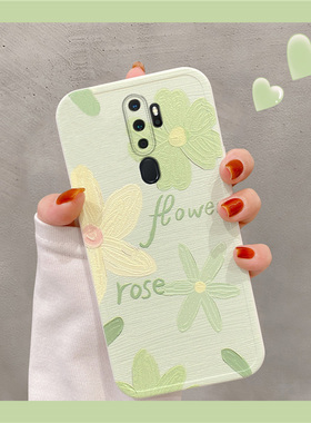 OPPO A11手机壳a11x闺蜜小花油画可爱创意全包潮牌款仙女OPPOA11