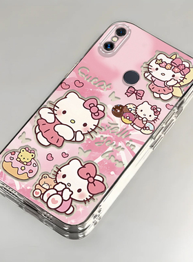 卡通kt猫红米Note6Pro壳透明全包防摔硅胶高级男女可爱套外壳
